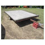 open utility trailer with new deck