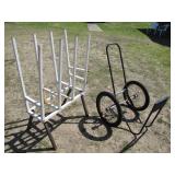 firewood cart and saw stand