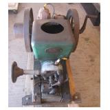 mounted on 4 wheel cart>