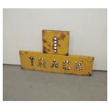 showing camera flash reflecting