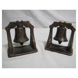 liberty bell bookends>