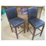 two bar stools