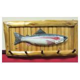 5 hook wall mount Carl Christiansen coat rack>