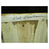 close up of signature