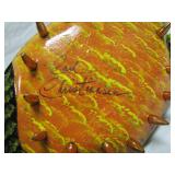 signed and yes those are actual bullet tips>