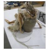 Coyote headress hat >