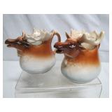 two moose creamers >