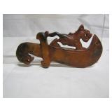 carved Jade sabre dragon 