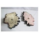 Indian Chief wall plaques by >>