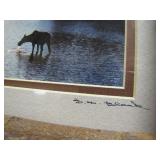 Silhouette Moose photograph by >