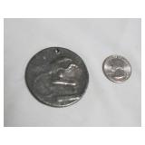 1834 lead coin or medal of >