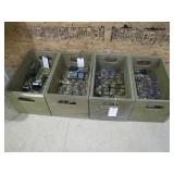 4 wooden crates with 50+ >>