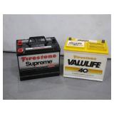 empty store display car batteries