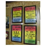 1968 era Traverse City concert posters