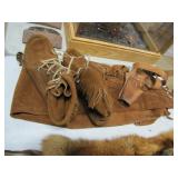 chaps, moccansins
