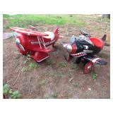 pressed steel airplane pedal cars>