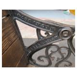 close up of embossed casting >