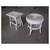 wicker tables