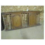 oak banister railing