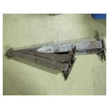 large vintage strap hinges