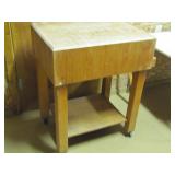 solid maple butcher block>