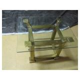 glass top living room table