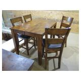pub height table chair set