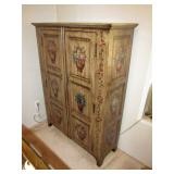 tole painted jelly cupboard