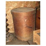 wood barrel