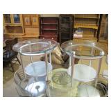 glass top living room tables