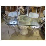 glass top dinette table