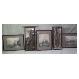 original framed Yosemite photographs by >>