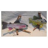 Carl Chistiansen 9" Rainbow Trout and>