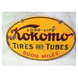 Kokomos Tire & Tube sign>