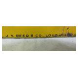 tin embossed, 24" x 11"