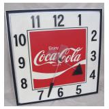 Coca Cola clock 40" x 40"