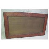 etched brass sign, 28" 16" >