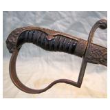 sword with scabbard, >>
