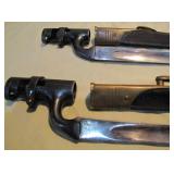 with brass & leather scabbards>