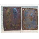 Achtung "Danger" signs 4.25" x 5.75" >