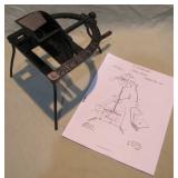 1863 patent model H. Buckwalter >