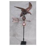 copper Eagle in flight weathervane
