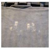 with leather top, circa 1860>