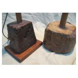 turned into table lamps