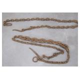 early log chains w/locking clasps