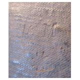 mark in leather bucket