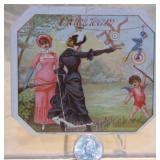 rare Crack Team Cigar box label >