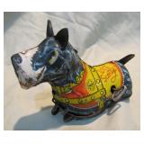 tin windup dog
