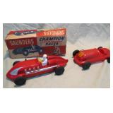 early plastic windup cars