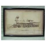 1881 A.T & S.F. RR real photo >